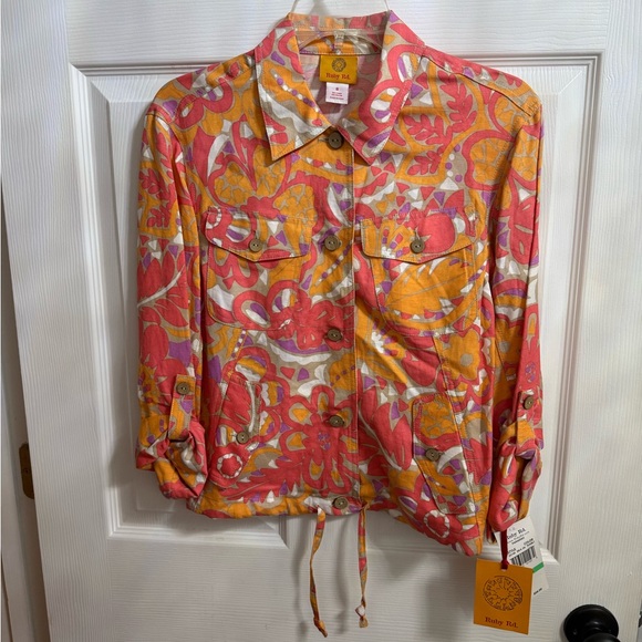 Ruby Rd. Multicolor Abstract Button-Up Shirt - Picture 1 of 4